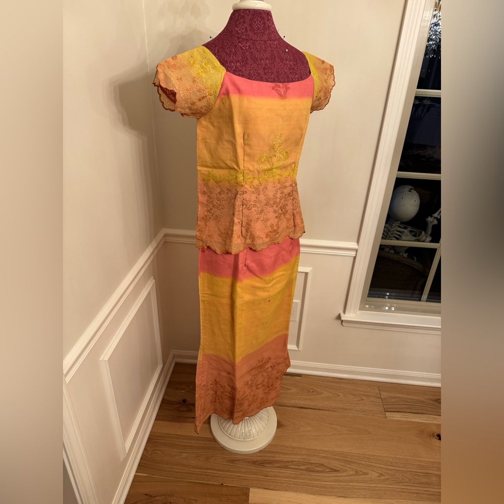 Colorful Filipiniana Dress